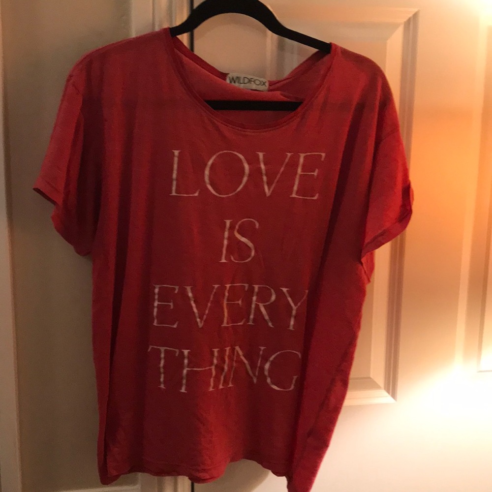 Wild fox T “love is everything”